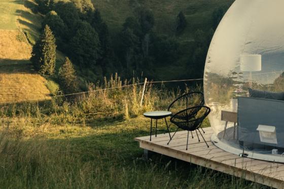 Bubble Übernachtung - auf der Zuckeralp für 2 Personen 1 