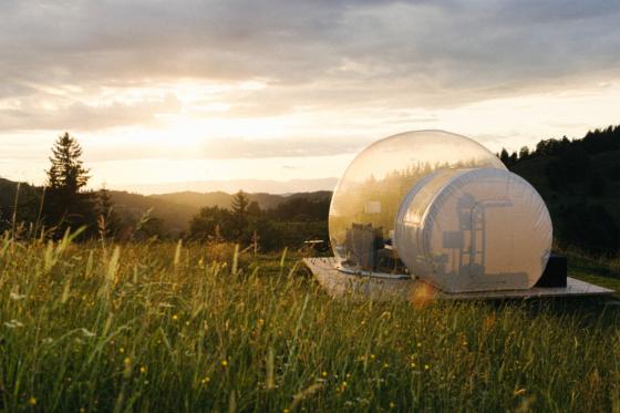Bubble Übernachtung - auf der Zuckeralp für 2 Personen 4 
