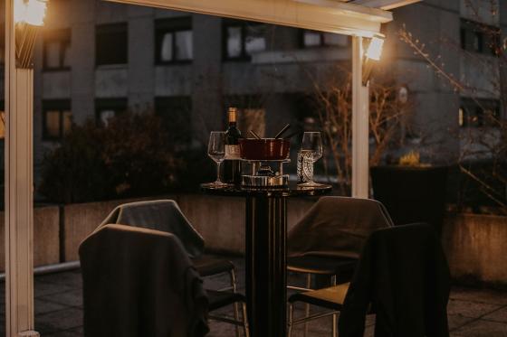 Fondue moitié-moitié  - Avec meringue gourmande pour 2 personnes 1 