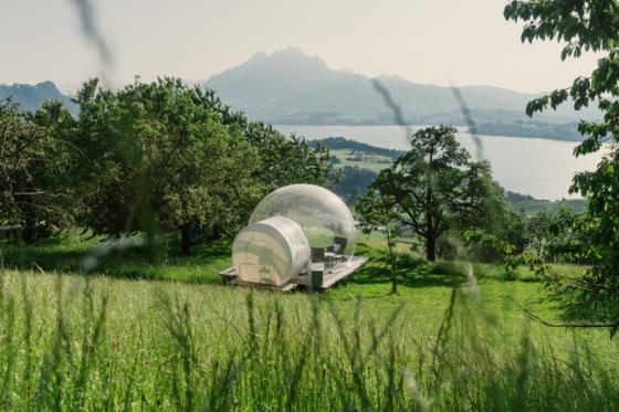 Bubble Übernachtung - in Weggis für 2 Personen  