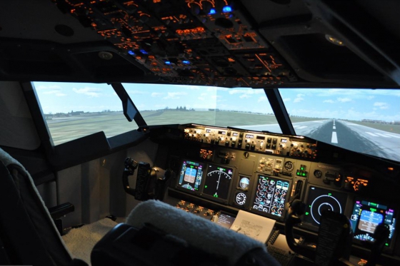 Simulateur de vol à Bâle - 30 minutes dans le cockpit d'un Airbus A380  