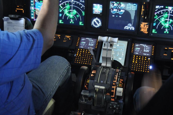 Simulateur de vol à Bâle - 30 minutes dans le cockpit d'un Airbus A380 1 