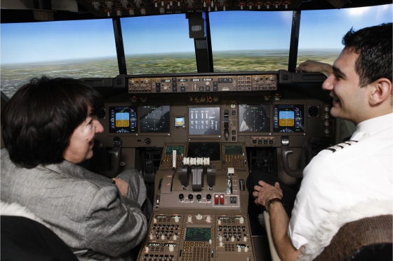 Simulateur de vol à Bâle - 30 minutes dans le cockpit d'un Airbus A380 3 