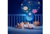 Mobile pour lit de bébé - bleu, avec projecteur d'étoiles 