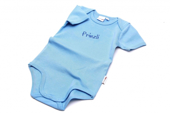 Kuscheliger Body - Mit Namen - blau  