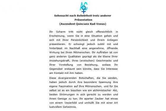 Persönlichkeit - Personalisiertes Horoskop 3 