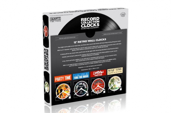 Horloge rétro vinyle - Time for Music 4 
