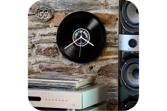 Horloge rétro vinyle - Time for Music 5 
