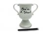 Tasse trophée de champion - avec stylo noir 