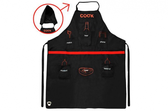 Grillschürze - mit Flaschenöffner  