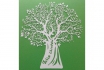 Tableau mural arbre - 30 x 30 cm personnalisable 