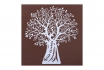 Tableau mural arbre - 30 x 30 cm personnalisable 5