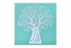 Tableau mural arbre - 30 x 30 cm personnalisable 12