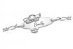 Kinderarmband Engel - mit Gravur - 925er Silber 1