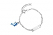 Bracelet enfant - Dauphin - Personnalisable 