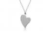 Pendentif coeur gravé - En argent 925 1