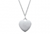 Chaine + pendentif coeur - Gravure Laser 1