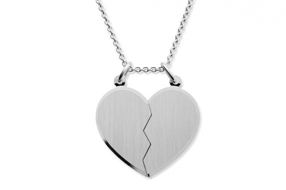 925er Paarkette Herz - Personalisierbar 1 