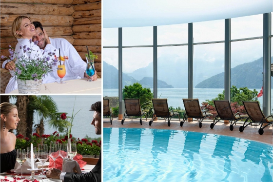 Hôtel au bord du lac - Dîner 4 plats & 2h spa inclus 1 