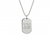 Dog Tag - plaque personnalisable 