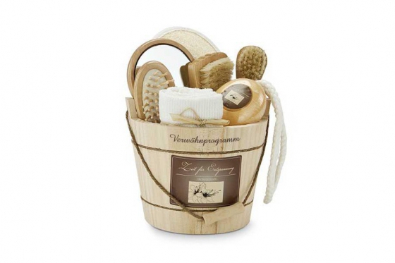 Wellness Holzzuber - Personalisierbar  