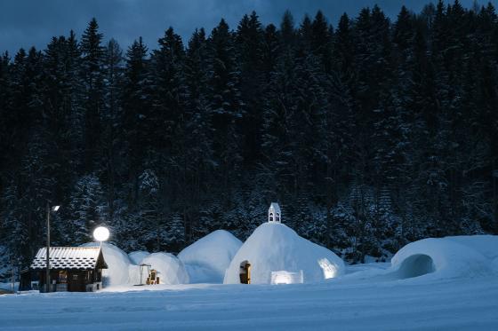 Fondue Menü im Iglu - für 1 Person in Leysin (VD) 5 