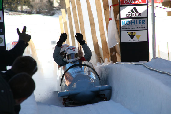 Bob fahren - in St. Moritz 1 