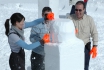Créer des sculptures de neige - Moments de découverte au village igloo 1