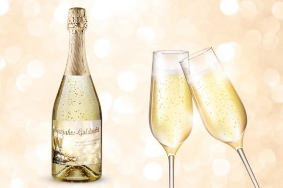 Neujahr - Goldsekt 2dl  