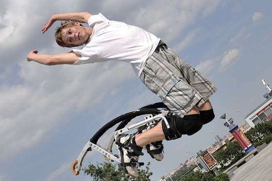 Poweriser - Échasses urbaines pour 1 personne  