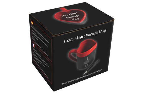 Tasse à message - en forme de cœur 4 