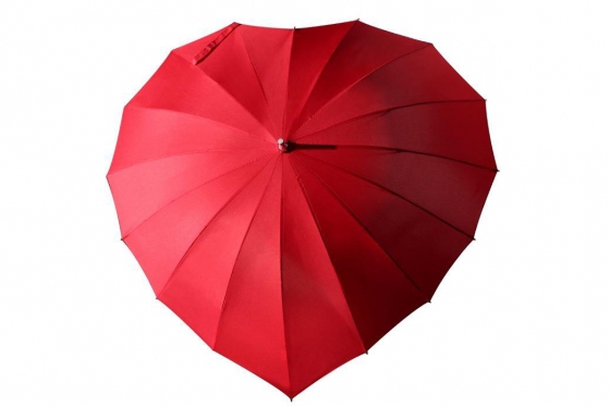 Parapluie coeur - personnalisable  