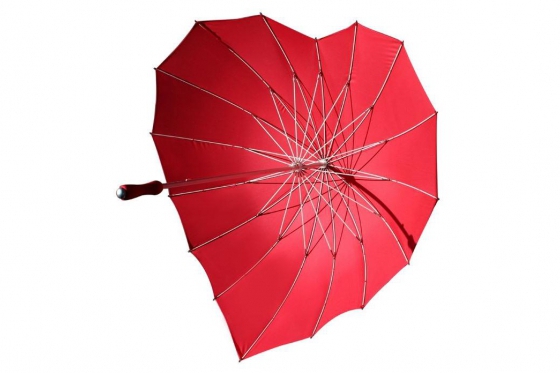 Parapluie coeur - personnalisable 3 