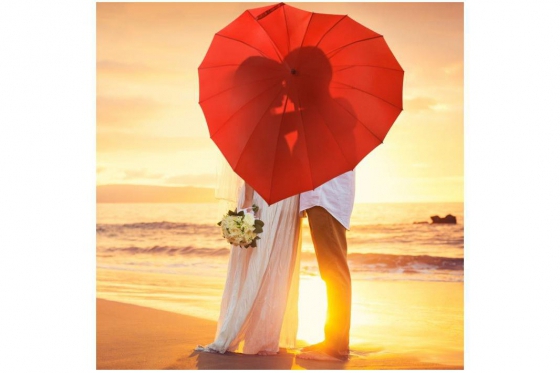 Parapluie coeur - personnalisable 5 