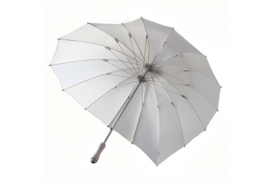 Parapluie coeur blanc - Personnalisable 1 
