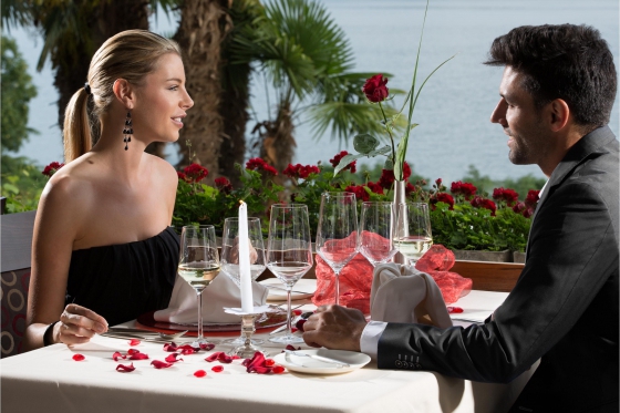 Candle Light Dinner - Hotel Alexander, Weggis  