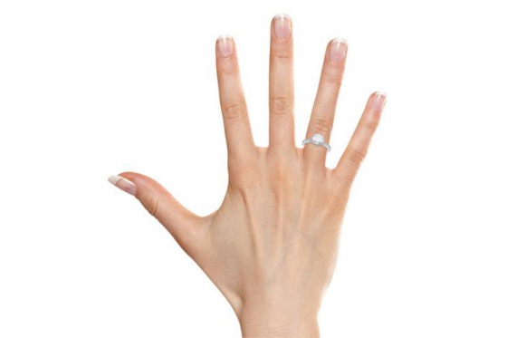 925er Silberring Diana - mit Gravur 2 