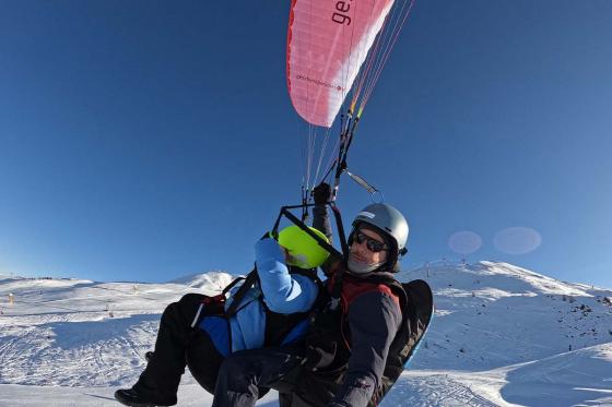 Davos Gleitschirmfliegen - für 2 Personen inkl. Fondue-Plausch  7 