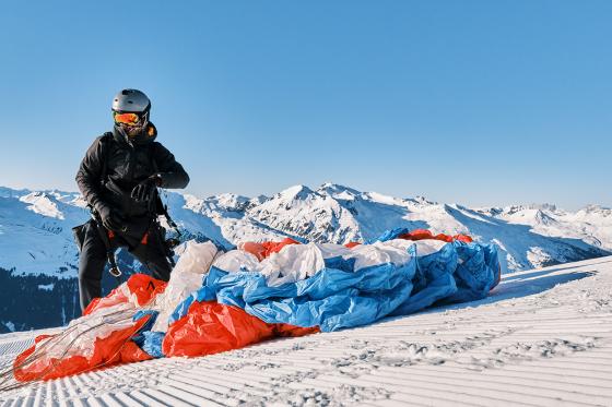 Davos Gleitschirmfliegen - für 2 Personen inkl. Fondue-Plausch  13 
