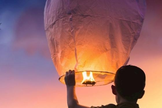 Lanterne Volanti - Lotto da 10, bianco  