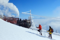 Train à vapeur au Rigi - Voyage hivernal nostalgique
