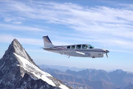 Vol en avion - Jungfrau et Mt Blanc 1 