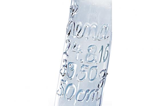 Babyflasche Glas - Name, Datum, Grösse & Gewicht 1 