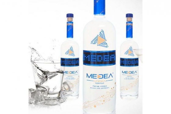 Vodka Medea - Étiquette à LED 1 