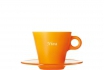 Tasse à cappuccino Orange - personnalisable  