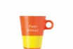 tasse macchiato orange - personnalisable 1