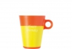 Macchiato Tasse Orange - Personalisierbar 2