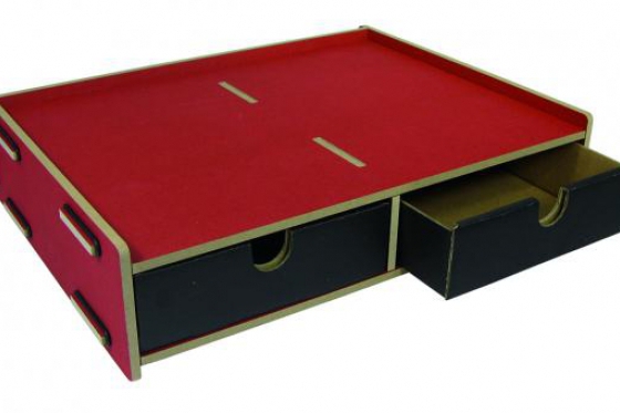 Monitor Sockel - mit Schubladen 1 