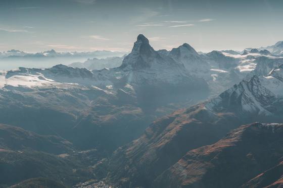 Rundflug - Jungfrau und Matterhorn  1 