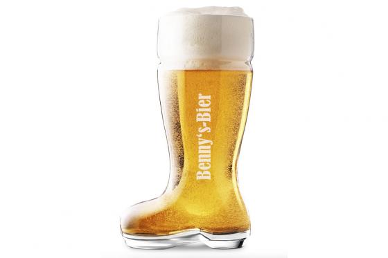 Bierstiefel 1 Liter - Personalisierbar  